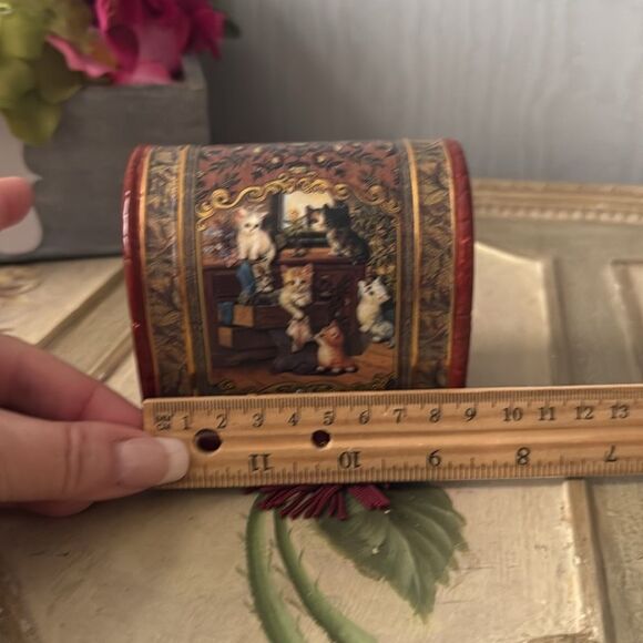 Vintage Kitten Capers Cat Tales Music Box Plays Don’t Worry Be Happy ‘02 Numered - Picture 11 of 11